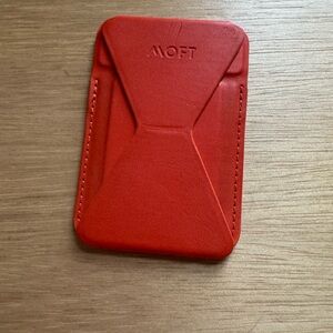 Moft Orange MagSafe Stand and Wallet